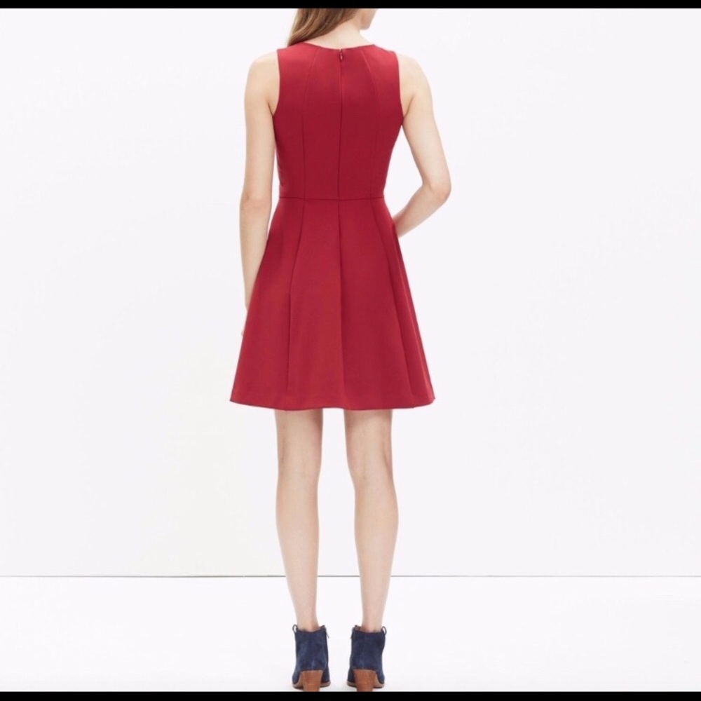Madewell Adore Red Wine A Line Dress - Picture 2 of 4